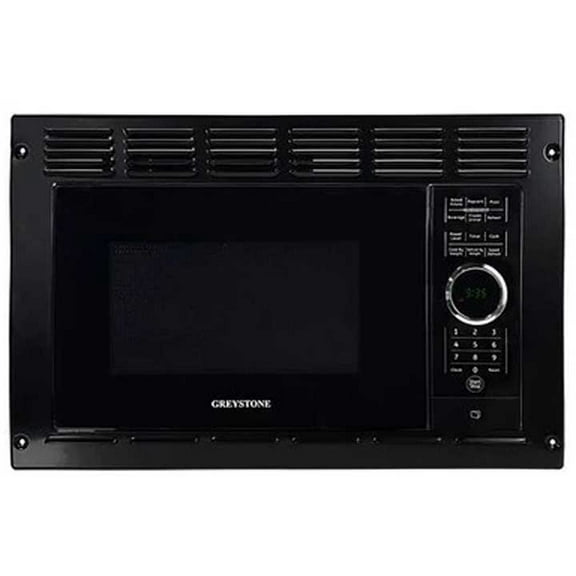 GREYSTONE 0.9 CU FT BUILTIN MICROWAVE BLK