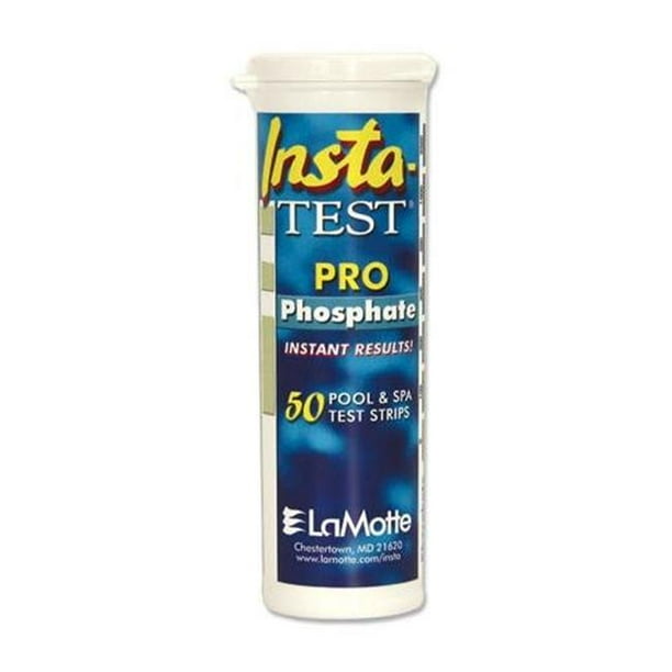 La Motte 3021H6 InstaTest Low Range Pool & Spa Phosphate Test Strips, 50 Count