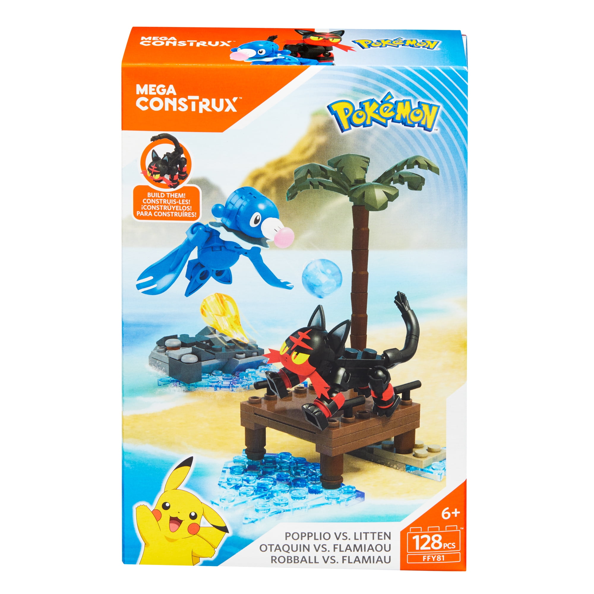 Mega Construx Pokemon Chikorita vs Snubbull.Lot of 2. Cyndaquil Totodile vs