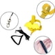 thumbnail image 4 of Arnés y correa para pájaros y loros JAMW diseño de entrenamiento ajustable antimordeduras cuerda de nailon para loros amarillo, 4 of 5