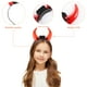 thumbnail image 5 of BRIGHTFUFU 2 diademas LED con forma de cuerno de diablo iluminadas, accesorio para disfraz de Halloween (rojo), 5 of 7