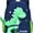 Royal Blue Green, variant on Large Dinosaur Backpack Anti-lost Cute Backpacks with Safety Leash Waterproof Backpack Daypack Travel Bag,Blue Red