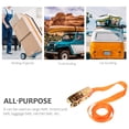 thumbnail image 4 of Ratchets Reuseable Storage Bin Tie down Straps Ratchet Cargo Straps Ratcheting Motorcycle Straps, 4 of 6