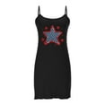 thumbnail image 2 of Camisón corto de talla grande para mujer, camisón de manga corta con estampado de pecho a la moda, camisón para mujer, 2 of 6