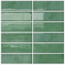 DEWOO Peel and Stick Backsplash - 10 Sheets of 12"×12" - 3D Adhesive Peel and Stick Tile Backsplash for Kitchen, Bathroom, Wall Tile, Light Green