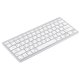 thumbnail image 2 of Ultra-Slim Wireless Bluetooth Keyboard (Arabic Language) for Android Windows iOS - Silver, 2 of 5
