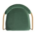 thumbnail image 5 of SAFAVIEH Camille Modern Solid Side Chair, Malachite Green/Gold, Set of 2, 5 of 7