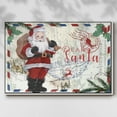 thumbnail image 2 of Christmas Par Avion Collection A - Framed Gallery Wrapped Holiday Canvas - 25 x 37 - White Frame, 2 of 8