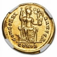 thumbnail image 3 of West Rome AV Solidus Honorius (393-423 AD) Ch XF NGC (RIC X 8), 3 of 3