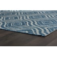 thumbnail image 5 of 8x10 Water Resistant, Large Indoor Outdoor Rugs for Patios, Front Door Entry, Entryway, Deck, Porch, Balcony | Outside Area Rug for Patio | Indigo, Geometric | Size: 7'10'' x 10'3'', 5 of 8