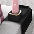 thumbnail image 2 of FNNMNNR Cup Holder  Silicone Couch Anti-Spill Tray   Food Grade Silicone - Sofa Cup Holder Tray for Arm Chair Couch Coaster  Armrest Remote Control and Cellphone Organizer Holder, 2 of 10