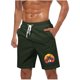 thumbnail image 1 of Pantalones Cortos Casuales para Hombre Imprimir con Bolsillos Pantalones de Playa de Cintura Elástica, Pantalones Cortos de Cintura Elástica para Hombre, 1 of 5