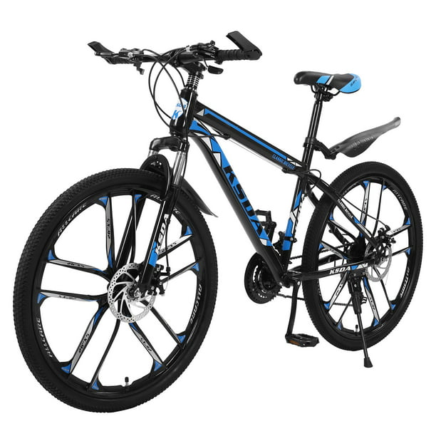 DZT1968 26 inch Adult Bikes-Mountain Bike-21 Speed Black Bicycles for ...