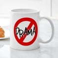 thumbnail image 3 of CafePress - NO DRAMA Mugs - 11 oz Ceramic Mug - Novelty Coffee Tea Cup, 3 of 4