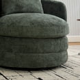 thumbnail image 5 of 30 "w moderno redondo 360 ° silla de acento de barril giratorio con almohada, Chenilla tapiceado cómodo sillón de barril silla de sofá club único para sala de estar, dormitorio, sala de lectura, 5 of 5