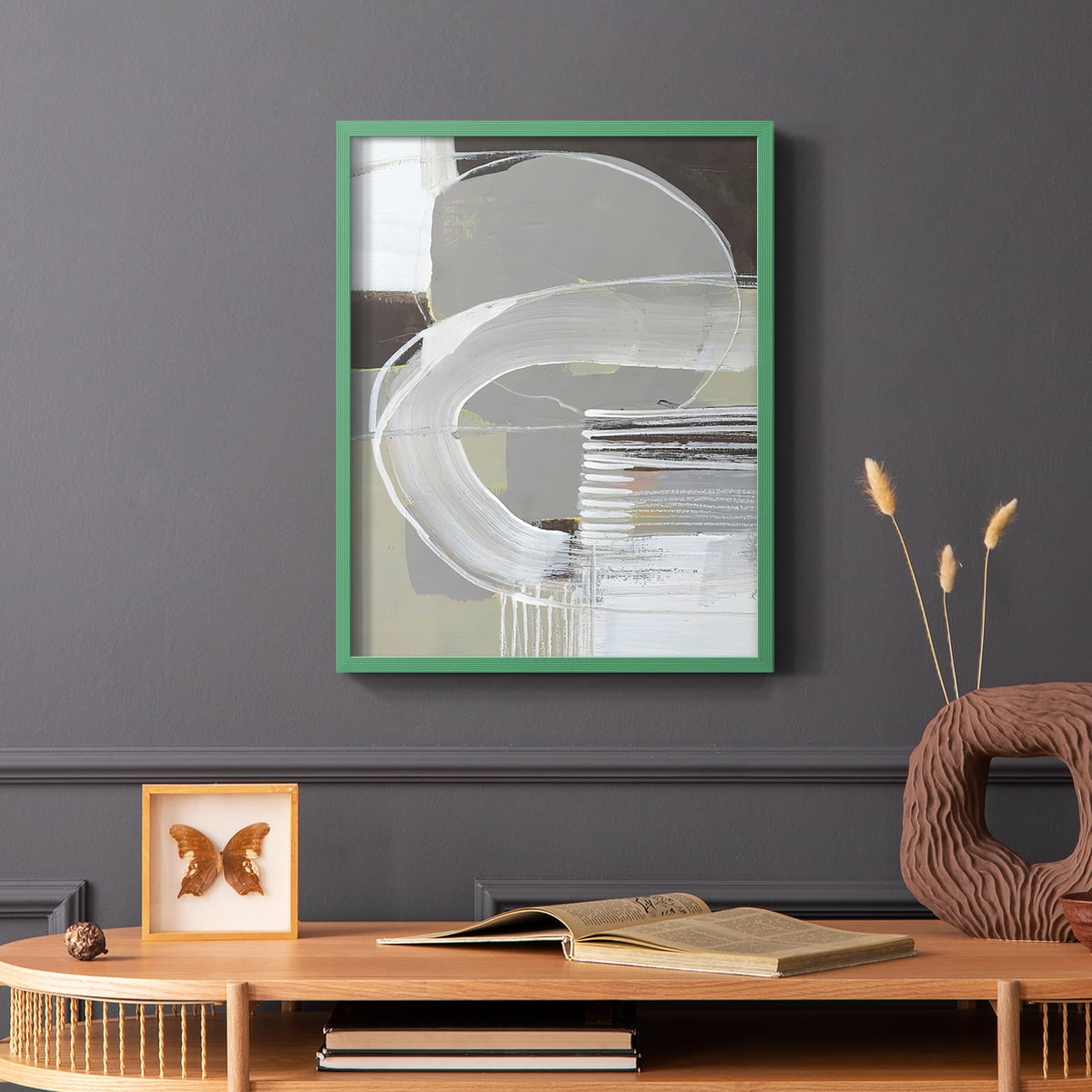 Arching Neutrals II in Paper Solid Wood 11 x 14 Framed Print