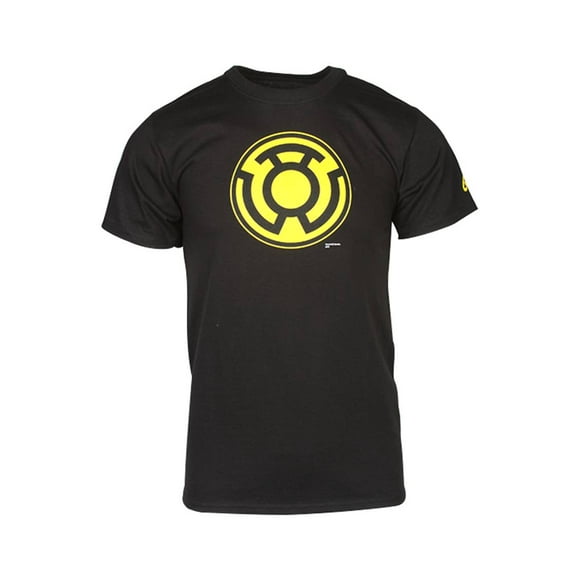Officially Licensed DC Comics Black SINESTRO CORPS Symbol T-Shirt, S