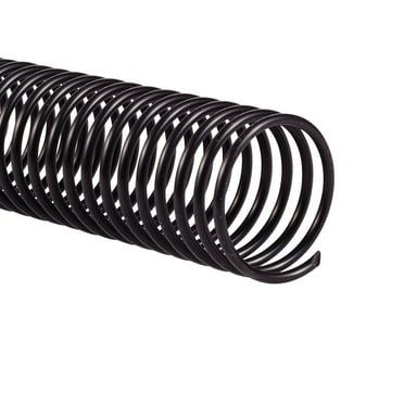 GBC Color Coil Binding Spines, 30 mm, Black, 100 Pack