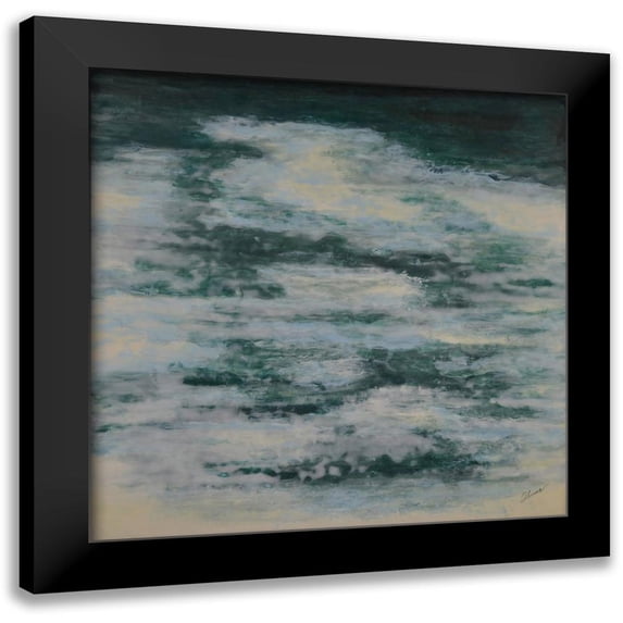 Shanti, Shima 20x20 Black Modern Framed Museum Art Print Titled - Stillwater