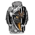thumbnail image 3 of Sudadera con capucha y estampado 3D por todas partes con diseño de pastor alemán Love Dog Love Dog 01, 3 of 5