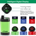 thumbnail image 3 of WADEO Portable Shower for Camping, Outdoor Electric Shower Rechargeable Pump with Intelligent Digital Display, Camping Shower Head Nozzle for Camping, Hiking, Traveling, Washing, 3 of 9