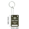 thumbnail image 3 of RKZDSR Commemorative Keychain Pendant - Durable Multi-Use Keychain Accessory & Luggage Tag for Personal or Gift Use, 1.96 1.18 Inch, 3 of 9