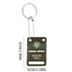 thumbnail image 3 of Llavero Con Colgante, Artículo De Colección Conmemorativo, Organizador Del Hogar, Diseño Duradero, Etiqueta Para Equipaje, Regalo, Accesorio Personal, 3 of 9