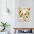 thumbnail image 3 of Nawypu Birds Wall Art Vintage Music Birds Pictures Wall Decor Rustic Farmhouse Canvas Painting Country Framed Artwork for Kitchen Dining Room Bathroom Decoration, 3 of 4