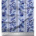 thumbnail image 1 of Soimoi Polyester Crepe Fabric Stripe,Floral & Paisley Print Fabric by Yard 42 Inch Wide, 1 of 1