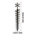 thumbnail image 2 of 24 Inch Detector Decorative Snow Motorcycle Garden Garden Garden Snow Detector, 2 of 7