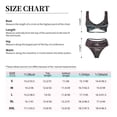 thumbnail image 2 of Kdxio Dreamcatcher Print Women's 2 Piece High Waisted Wrap Spaghetti Strap Summer Swimsuit Bikini Set-X-Large, 2 of 5