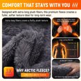 thumbnail image 2 of VULCANODON Mens Robe Big and Tall with Hood,Full Length Plush Robe for Men Long Fleece Bathrobe（Black, Small-Medium）, 2 of 7