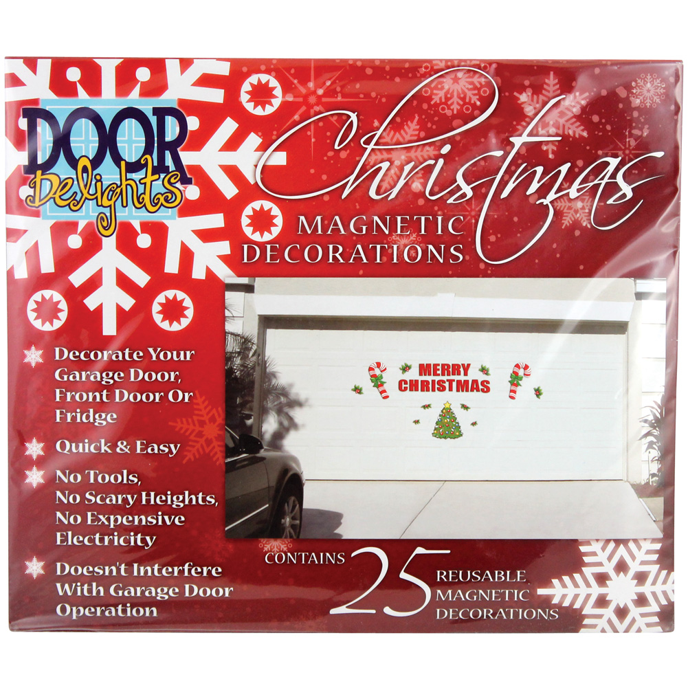 Festive Holiday Merry Christmas Garage Door Decoration 25 Piece