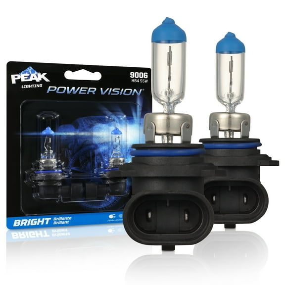 PEAK Power Vision Automotive High Performance 9006/HB4 55W Headlights (2 Pack)