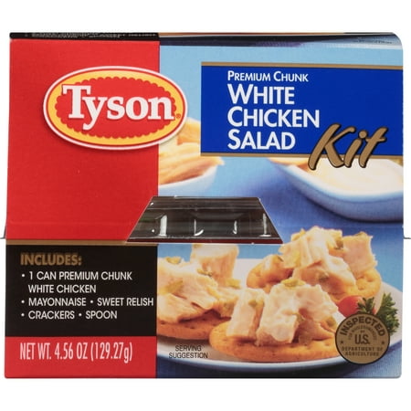(12 Pack) Tyson® Premium Chunk White Chicken Salad Kit, 4.57