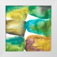 thumbnail image 3 of Chariklia Zarris 4x14 White Modern Wood Framed Wall Art Titled - Tectonic IV, 3 of 5