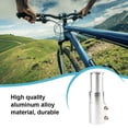 thumbnail image 4 of Eigraketly Vástago de bicicleta de montaña, extensor de manillar de bicicleta de carretera portátil, pieza de modificación ajustable, Ciclismo Plata, 4 of 6