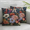 thumbnail image 3 of Inspiring Gifts Cute Retro Flower Throw Pillow Cover Retro Flower Cushion Cover Decorative Pillowcase Living Room Bedroom Decor for Girls Friends Daughter Niece Women - It’s OK, 3 of 5