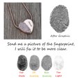 thumbnail image 4 of Personalized Half Fingerprint Silver Heart Cremation Necklace Urn Ashes Holder Memorial Necklace Pendant Jewelry with Free Velvet Jewelry Box and Funnel Kit, 4 of 12