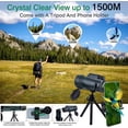 thumbnail image 4 of Telescopio monocular 80X100, monoculares para adultos, monocular compacto HD de alta potencia, prisma BAK-4 y lente FMC, observación de estrellas, caza, observación de aves silvestres,, 4 of 6