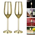 thumbnail image 1 of de Flauta de Champán Elegantes Copas para Beber Estilo Vintage Escritorio Soplado a Mano para Bar Comedor , Argén BLESIY copa de champán, 1 of 8