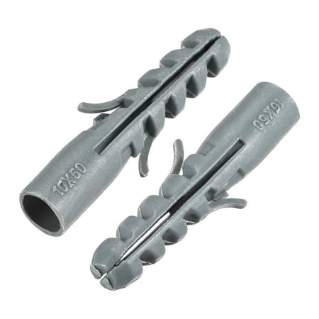 

10x48mm Expansion Pipe Bolts Plastic Gray 20 Pack