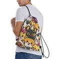 thumbnail image 3 of Kdxio Cute Cat Cartoon Print Drawstring Backpack Bag,Waterproof Draw String Back Sack, Gym Drawstring Bags Swim Bag For Unisex, 3 of 9