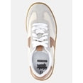 thumbnail image 4 of Wonder Nation Little and Big Girls Casual Soccer Sneakers with Ribbon Laces, 4 of 6