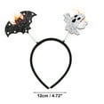 thumbnail image 3 of Unique Bargains 1 Pc Novelty Bat Pattern Headband for Halloween 4.72" Diameter Black Orange, 3 of 6