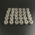 thumbnail image 2 of 10pcs/set Universal Empty Metal Bobbins Empty Bobbins; Universal Empty Spool Replacement for Brother/Janome/Singer Sewing Machine, 2 of 9