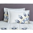 thumbnail image 6 of Mainstays Blue Medallion 8 Piece Bed in a Bag Comforter Set With Sheets, Queen, 6 of 8