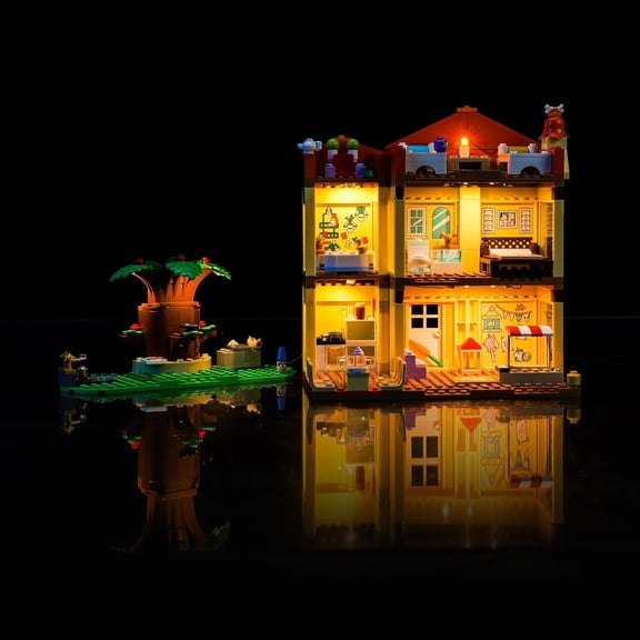 Upgraded Led Light Kit Compatible with Lego Bluey's Family House Building Set, Lights Decoration Compatible with Lego 11203 (Model Not Included)