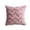 Pink, variant on Throw Pillow with Insert, Double-Sided PV Velvet Soft Decorative Pillow for Sofa Couch Living Room Bedroom and Headboard Support, White