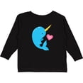 thumbnail image 3 of Inktastic Cute Narwhal Boys Long Sleeve Toddler T-Shirt, 3 of 5